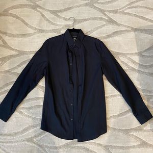 H&M black button down